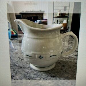 Longaberger Heritage Green 2 Qt. Pitcher